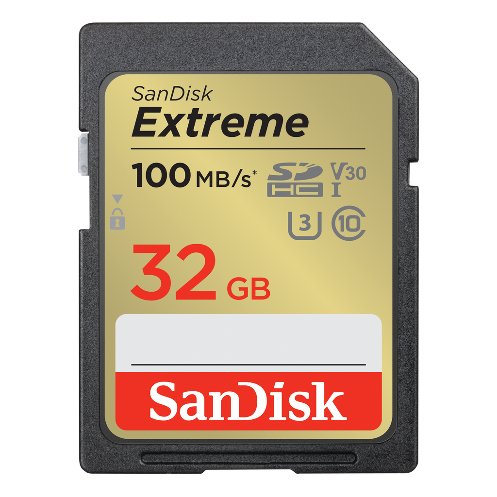 SanDisk Extreme SDHC/SDXC UHS-I V30 Memory Card (90MB/s - 180MB/s) (SDSDXNE/SDSDXVT/SDSDXV2/SDSDXVA/SDSDXVV)