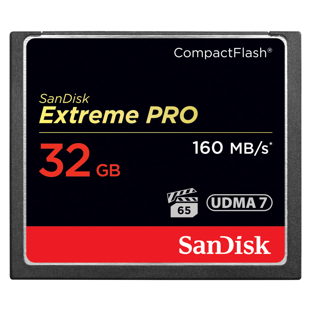 SanDisk Extreme PRO Compact Flash Memory Card (160MB/s) (SDCFXPS)