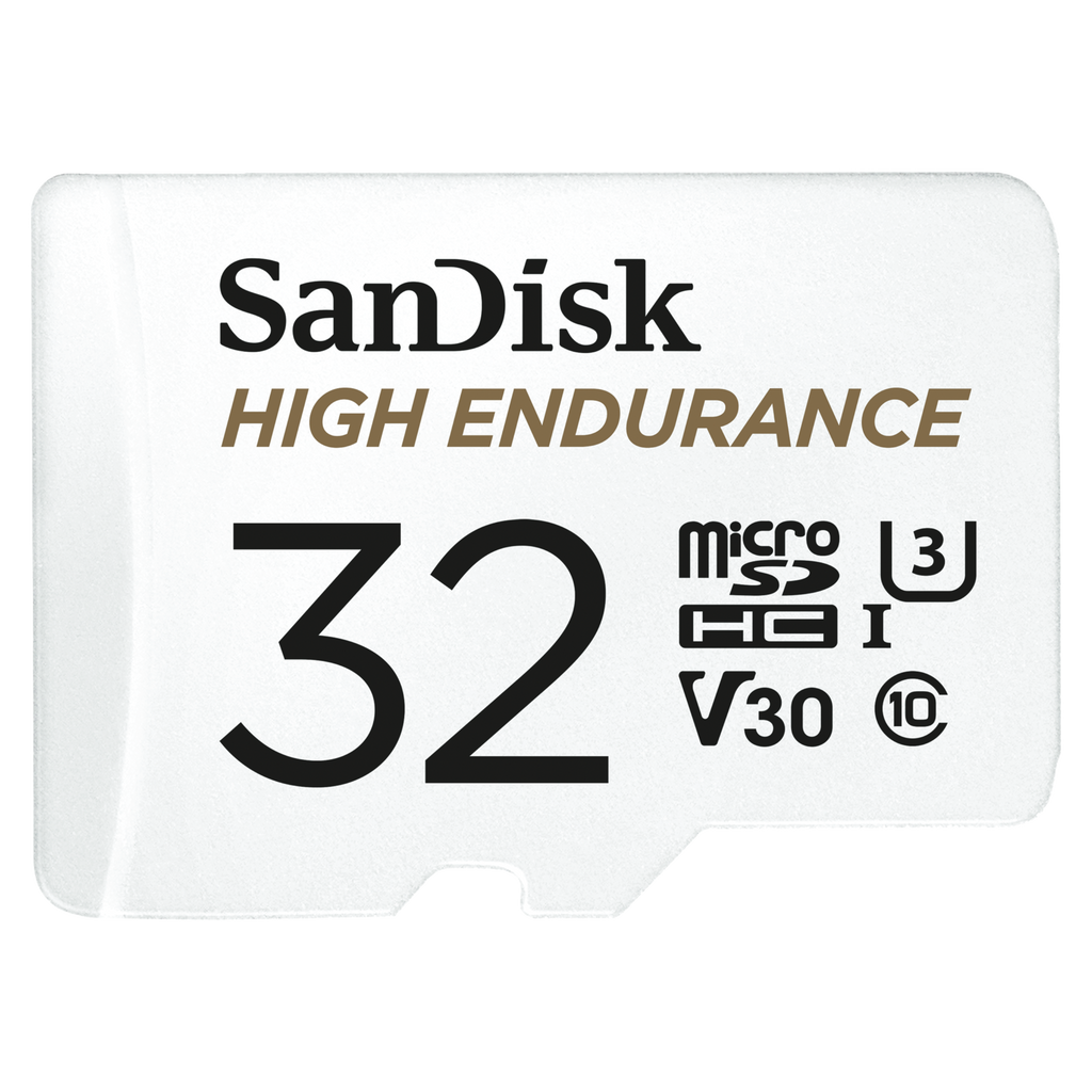 SanDisk High Endurance Video Monitoring microSDHC/microSDXC Memory Card w/Adapter (100MB/s) (SDSQQNR)