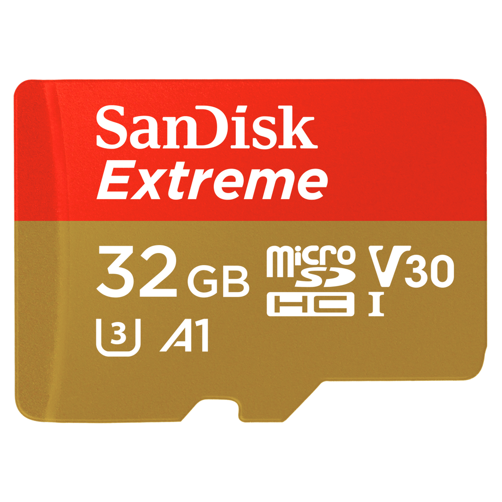 SanDisk Extreme microSDHC/microSDXC UHS-I V30 Memory Card (100MB/s - 190MB/s) (SDSQXAF/SDSQXAH/SDSQXAA/SDSQXAV)