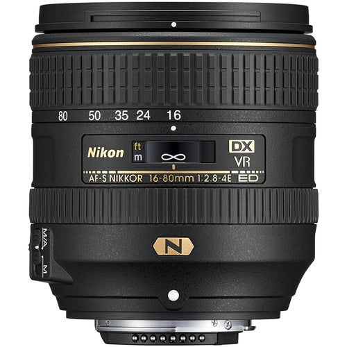 [Pre-order item. Ship within 30 days] Nikon AF-S DX NIKKOR 16-80mm f/2.8-4E ED VR Lens-Camera Lenses-futuromic