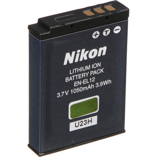 NIKON EN-EL12 RECHARGEABLE LI-ION BATTERY-Camera Accessories-futuromic