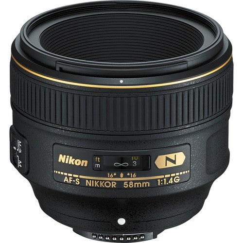 [Pre-order item. Ship within 30 days] Nikon AF-S NIKKOR 58MM F/1.4G Lens-Camera Lenses-futuromic