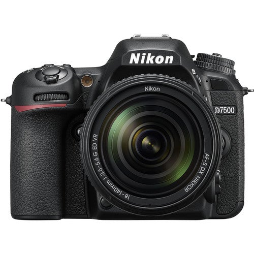 Nikon D7500 DSLR Camera with AF-S DX Nikkor 18-140mm f/3.5-5.6G ED VR Lens-Digital SLR Cameras-futuromic
