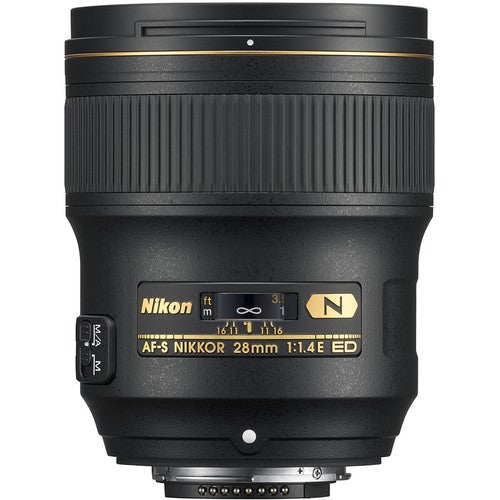 [Pre-order item. Ship within 30 days] Nikon AF-S NIKKOR 28mm f/1.4E ED Lens-Camera Lenses-futuromic