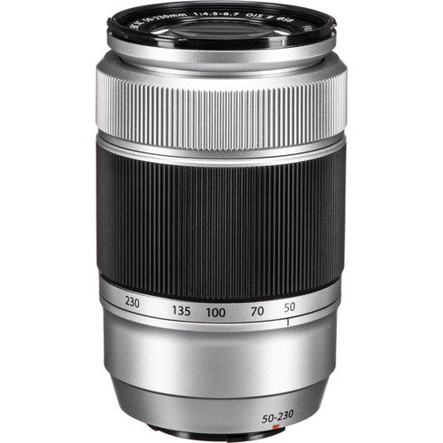 FUJIFILM XC 50-230mm f/4.5-6.7 OIS II Lens (Silver)-Camera Lenses-futuromic