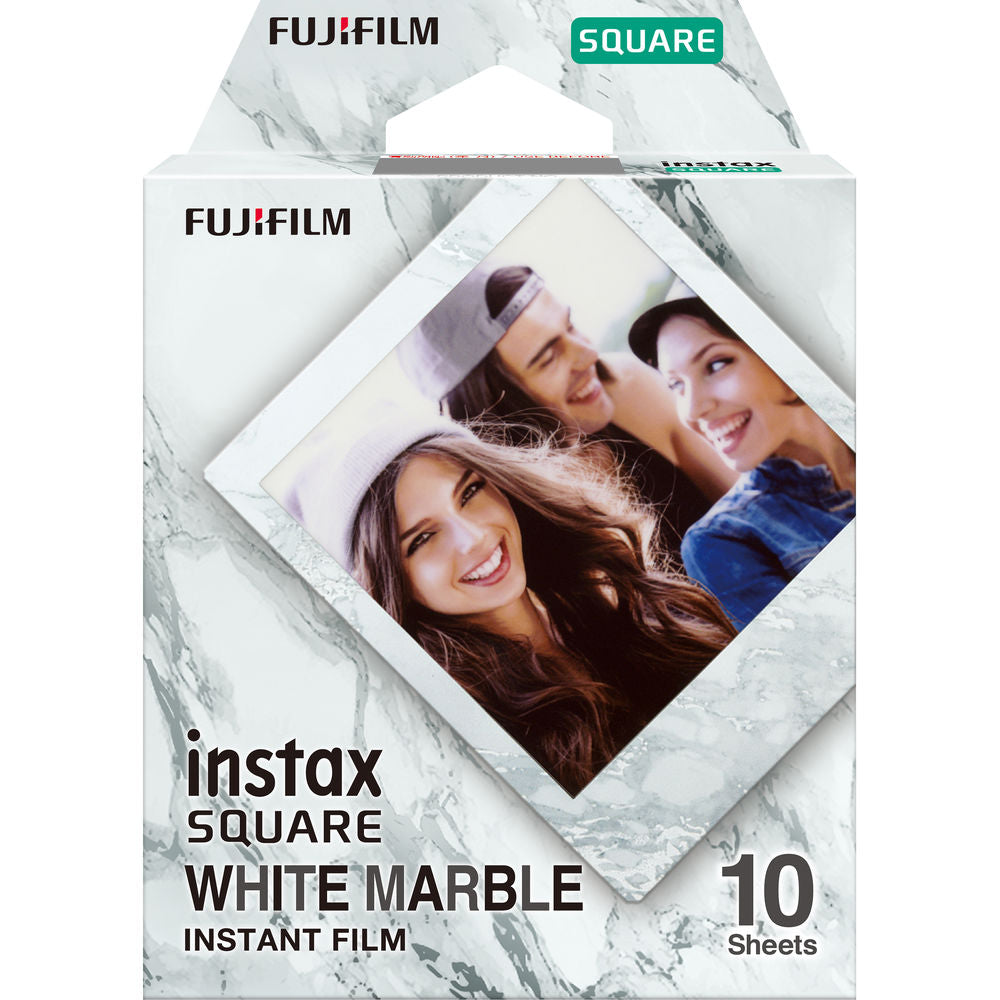 FUJIFILM INSTAX SQUARE White Marble Instant Film