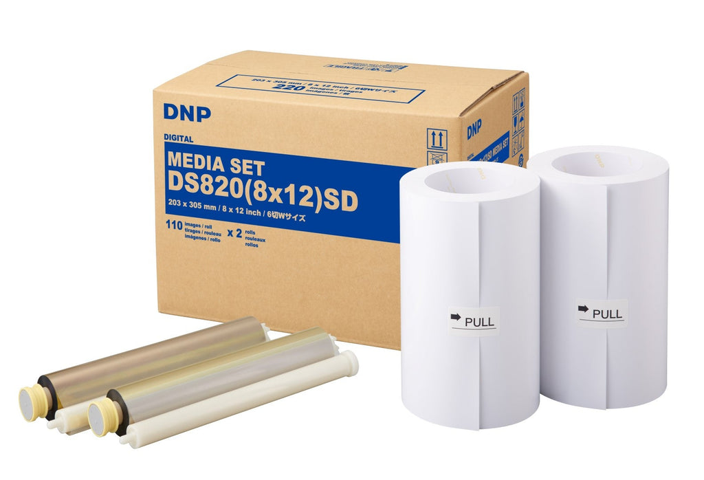 DNP DS-820 SD Digital Media 8x12 (2 set/box) – 110 pcs per roll-Printers-futuromic
