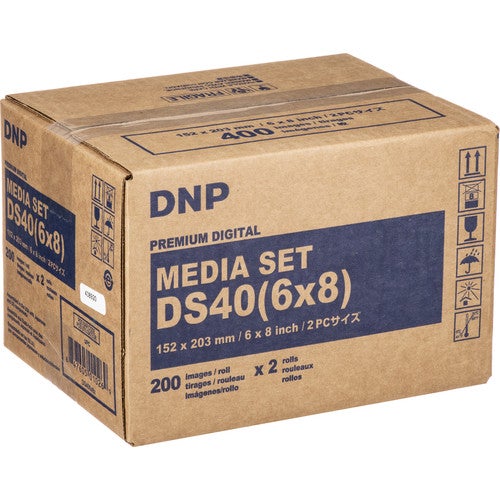 DNP 6 x 8" Print Pack for DS40 Printer (2-Pack)-futuromic