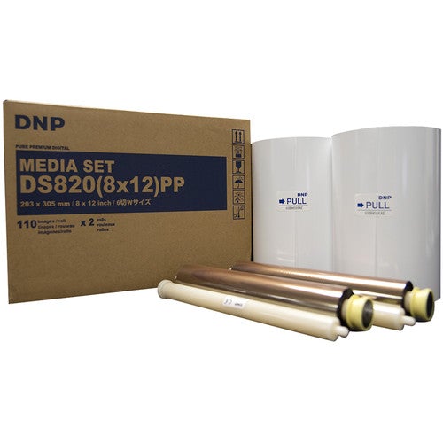 DNP DS820(8x12)PP Pure Premium Digital Media Set (8 x 12", 2 Rolls)-Printers-futuromic